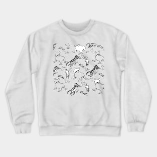 pattern Crewneck Sweatshirt